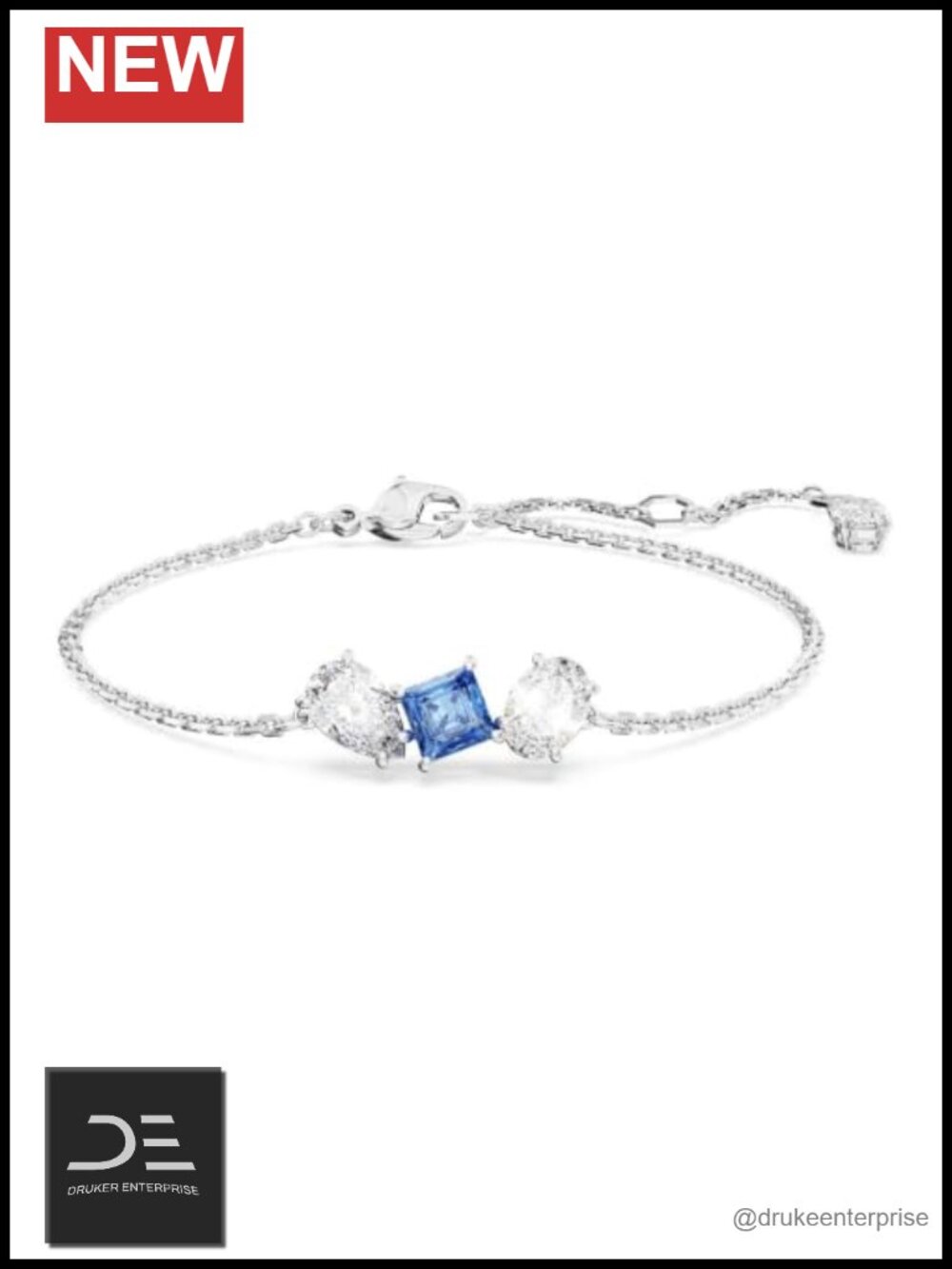 Swarovski Mesmera Crystal Bracelet Rhodium Finished Chain